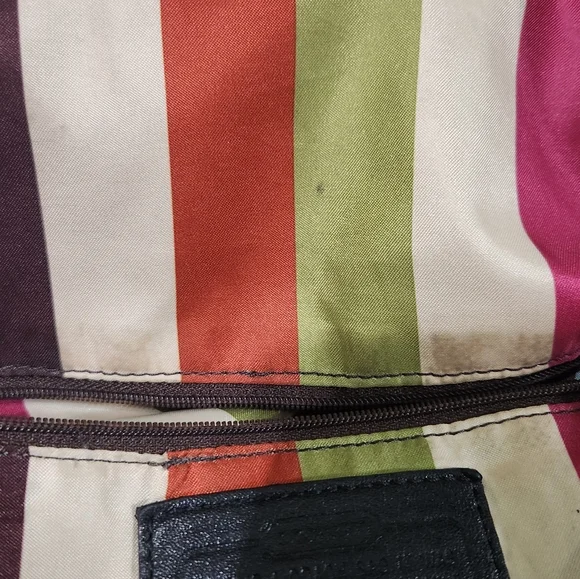 Coach Poppy Black Shimmer Convertible Crossbody - Picture 9 of 16